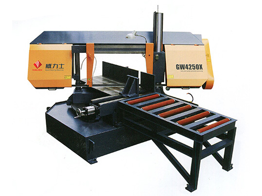 GW4250X單柱旋轉臥式帶鋸床（0-45°）角度